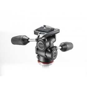 Manfrotto 3 Way head with RC2 in Adapto w/ retractable levers MH804-3W